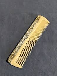 Vintage Silver Tone Vanity Comb (PL24) | eBay