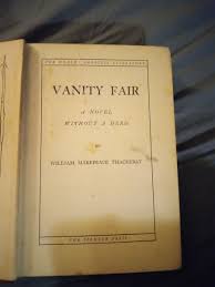 Vanity Fair "A Novel Without A Hero" By William Thackeray Hardcover Book | eBay