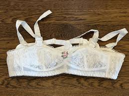 NEW Vintage 1960's Sculptress White Lace Bra Style 523 w ...