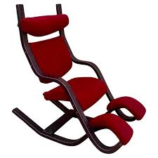 1980s Stokke Gravity Balans Reclining Chair by Peter at 1stDibs