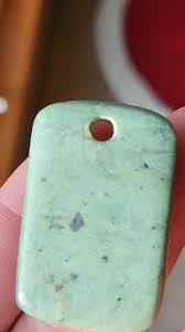 ワシントンスカイブルーネフライト翡翠ペンダントストーン - Etsy 日本