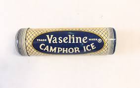 Vintage Vaseline Campher Ice Metal Tin Tube Almost Empty | eBay