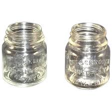 Pair of Embossed Chesebrough Co. Vaseline Jars. For Sale at ...