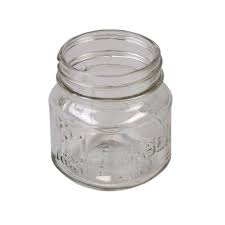 8 oz. FLINT SQUARE Glass Mason Jelly Jar w/ 70G Finish (12 ...