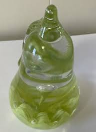 Light Green Controlled Bubbles Clear St Clair Pear ...