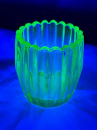 Green Uranium Glass Toothpick Holder - Etsy