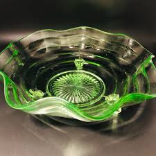 Vintage - Imperial Glass Company - Green Depression Glass ...