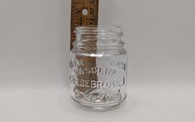 1918-1938 Chesebrough Vaseline Bottle Jar Embossed New York ...