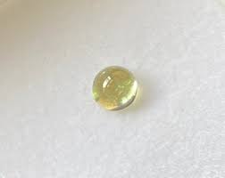 Yellow/ Green Gold Vintage Sea Glass Cats Eye Swirled ...