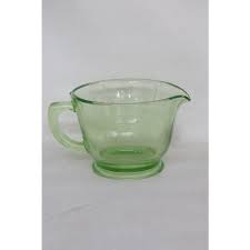 Uranium Vaseline Green Glass Measuring Cup 16oz With a Spout ...