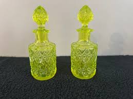 Ouraline Perfume Bottles from Baccarat, 19th Century, Set of 2 for sale at Pamono