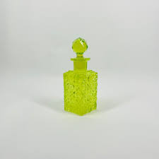 URANIUM GLASS PERFUME BOTTLE – GLASS ET CETERA