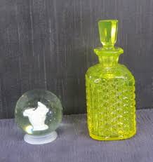 Sulphide Marble, Vaseline Cologne Bottle