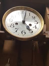 Antique German Mauthe Wall Clock With Key & Pendulum, Needs ...