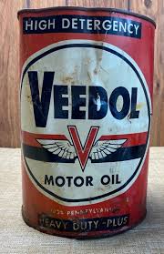 Vintage Veedol High Detergency Motor Oil 5 Qt. Heavy Duty ...