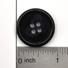 Black Buttons with Raised Edge - Set of 3 – Edgewood ...