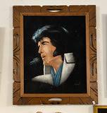 Crying Elvis Presley Framed Velvet Painting – FENG SWAY