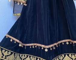 Handcrafted Afghan Charma Embroidered Dress With Flowing ...