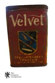Antique Velvet Pipe and Cigarette Tobacco Tin 1910 Tax Stamp Liggett & Myers | eBay