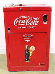 Coca Cola Vendo 23 Spin Top Vending Machine