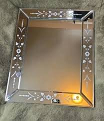 Art Deco Etched Mirror | eBay