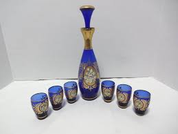 Venetian Glass Decanter In Italian Art Glass | eBay