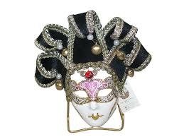 Mardi Gras Mask Black and Gold made in Italy | eBay