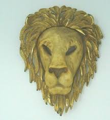 Vintage Luca Razza Large Lion Head Pendant Signed | eBay
