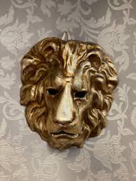 Venetian Mask, Lion, Original Carnival Mask in Papier Mache ...