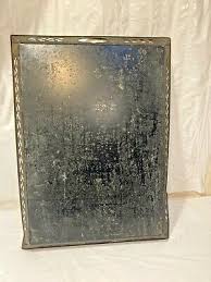 Vtg Large Hand Painted Toleware 15.75" x 21.5" Metal Rectangular Tray w Handles | eBay