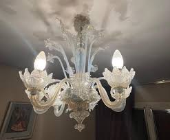 Buy Murano Crystal Chandelier Six Branches Online in India - Etsy