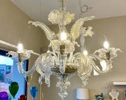 Italian Murano Six-tier Opaline Felci Glass Chandelier, 36 Opal Glasses - Etsy Ireland