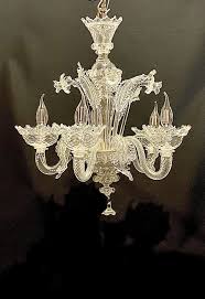 Murano Glass Chandelier - Etsy India
