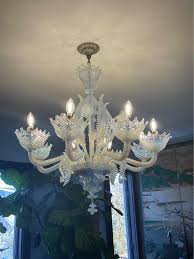 Rare Opal Venetian - Murano Chandelier For Sale at 1stDibs | venetian chandelier for sale