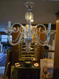 Mid-Century Vintage Venetian Murano Style Chandelier | Chairish