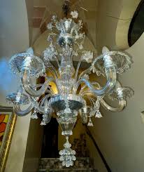 Majestic Murano Chandelier Venice Barovier - Etsy
