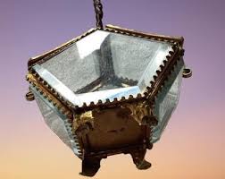 Buy Antique French Bronze Beveled Glass Vitrine Basket Casket Box Online in India - Etsy