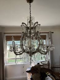 Antique crystal chandelier | eBay