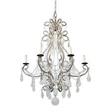 Venetian Rock Crystal Beaded Chandelier, Italy, C. 1950's ...