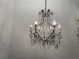 Crystal Beaded Chandelier, 1940s for sale at Pamono