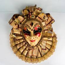 Sold at Auction: Original Hand Made Venetian Carnival Music Mask, Jester