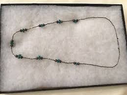 Lot# 938. Vintage Native American Liquid silver, bead and ...