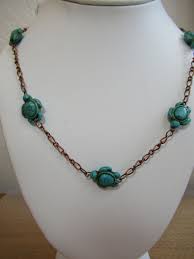 Cute Turquoise Turtle Necklace and Earring Set - Etsy