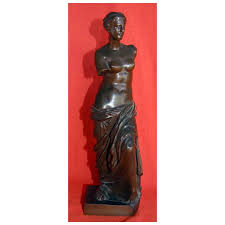 Antique Venus de Milo bronze, marked H. Luppens Redeztion ...