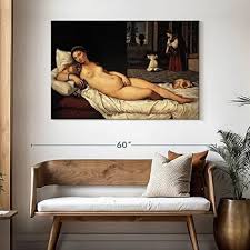 Amazon.com: ElephantStock - Venus Of Urbino Wall Art ...