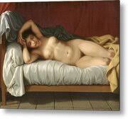 Reclining Nude Canvas Print by Christoffer Wilhelm ...