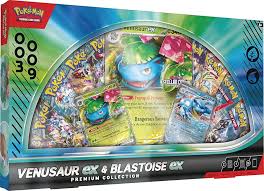 Amazon.com: Pokémon TCG: Venusaur ex & Blastoise ex Premium ...