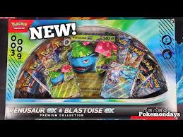 Pokemon Venusaur EX & Blastoise EX Premium Collection ...