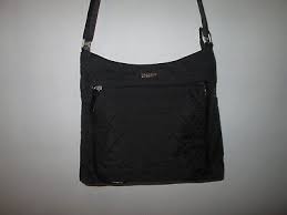 BAGGALLINI Classic Black Medium Slim Crossbody Bag w ...