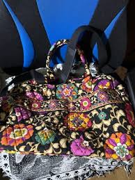 Vera Bradley Suzani Crossbody Purse & Large Overnight Bag ...